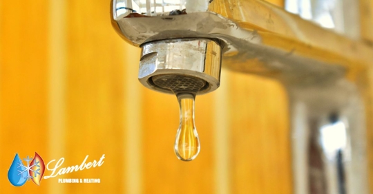 Water leaking from faucet